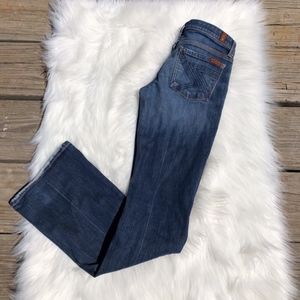 7FAM Flare Bottom Jeans